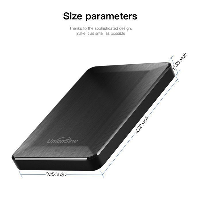 External Hard Drive - UNIONSINE - UnionSine-HD2513 - 320 GB - USB 3.0 - Portable 2.5''