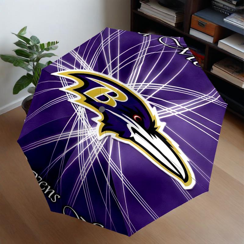 Baltimore Logo Art Umbrella 8-Frame for Travel, Camping, Casual Lightweight Portable Umbrella, Essential for Every Family Holidays Gift