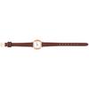 Authorized Dealer: KOMONO Women's Watch KOM-W1324 Moneypenny Monogram Auburn Leather Strap