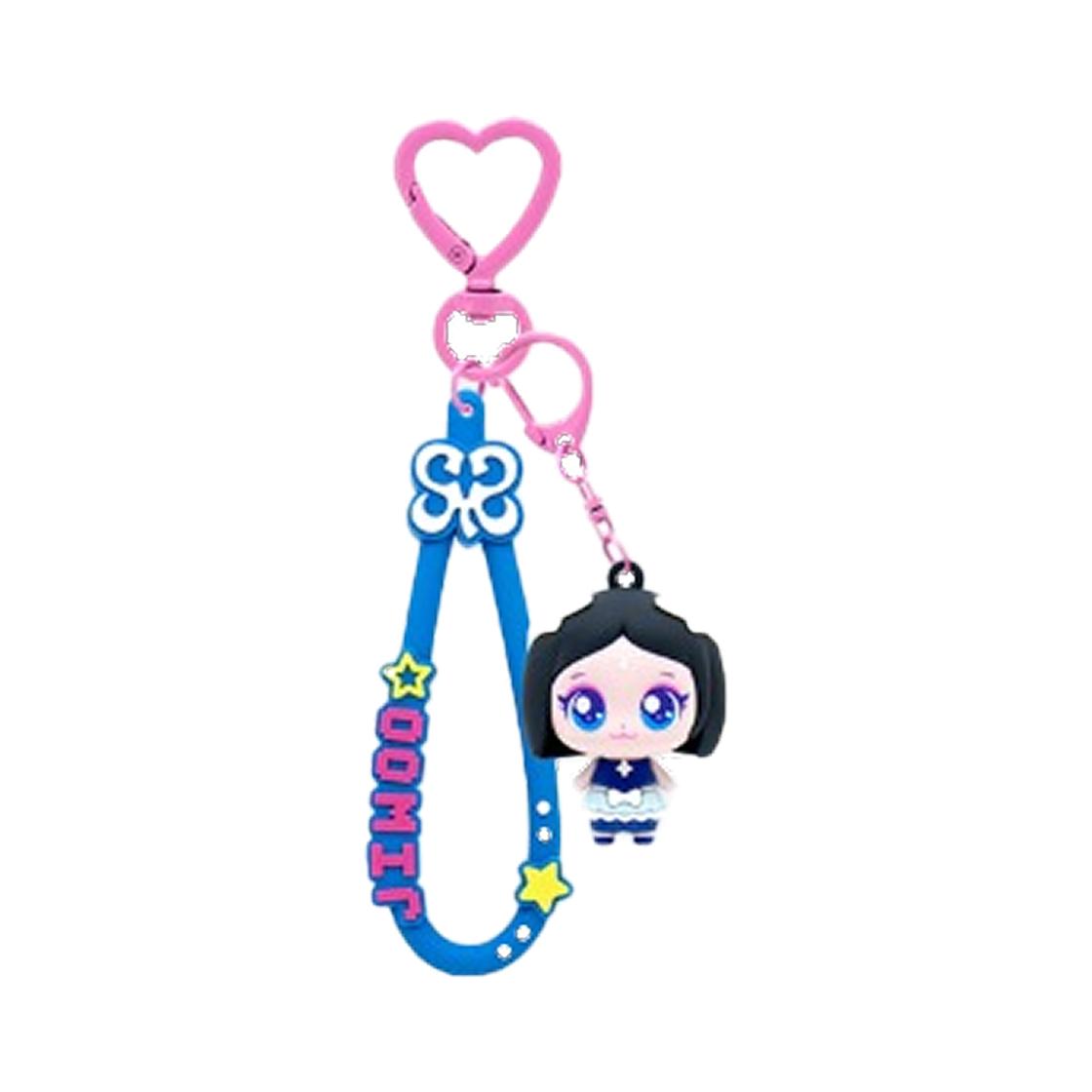 Catch! Teenieping x Hearts2hearts Figure Key Ring Jiwoo ONE SIZE