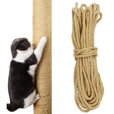 1Roll Tree Scratching Post Natural Sisal Rope Toy Pet Supplies DIY Cat Scratcher Rope Cats Paw Claw 4mm/6mm Furniture Protector