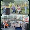 SANSUI E10pro Portable Outdoor KTV Speaker with Wireless Microphone (CN Version)