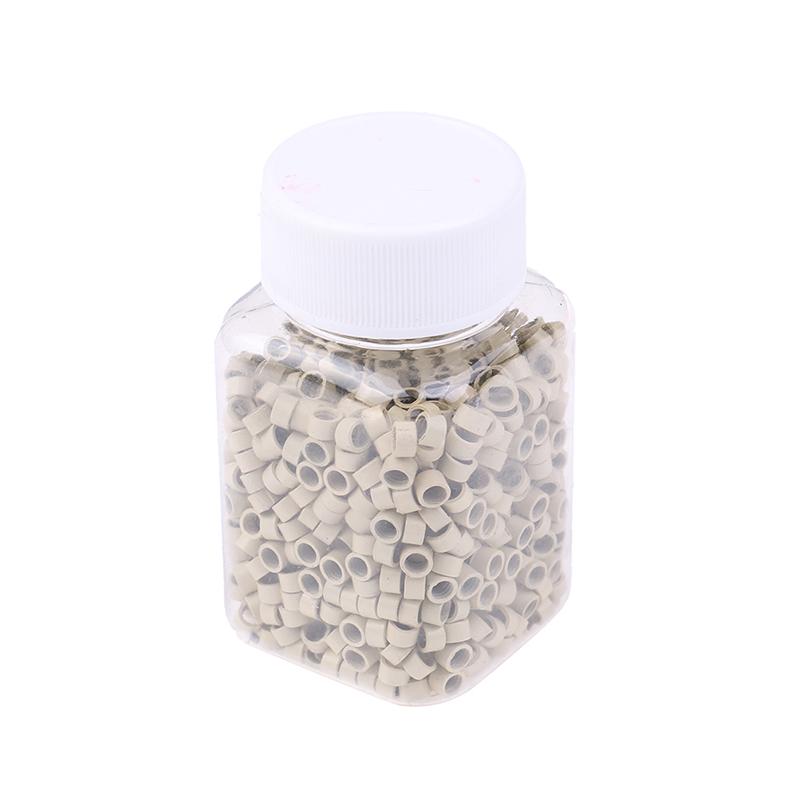 Micro Rings 4MM 1000Pcs Micro Beads Micro Bead Hair Plastic Ring/Links/Beads For Hair Extensions 5 Colors
