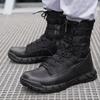 Fashion Lightweight Combat Boots Tactical Boots Men Outdoor Hiking Desert Shoes Breathable Comfort Male Jungle Ankle Shoe