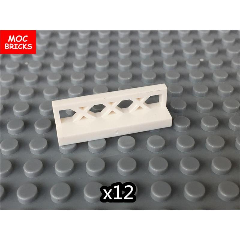 MOC Bricks Fence Railing Window Stairs Ladder Gate DIY Garden House Architecture Accessories Building Blocks Children's Toys