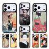Japanese Geisha Luxury Phone Case For iPhone 17 AIR 16 Pro Max 15 14 Pro 11 12 13 Shockproof Silicone Cover