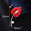 Exquisite Temperament Calla Lily Brooch  Metal Lapel Pins For Women Versatile Shiny Corsage Clothing Accessories Gifts
