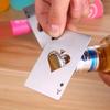 Paletta Acciaio Inossidabile Apribottiglie da Vinificatore Carte da Gioco Apribottiglie Carta di Credito Apribottiglie Birra