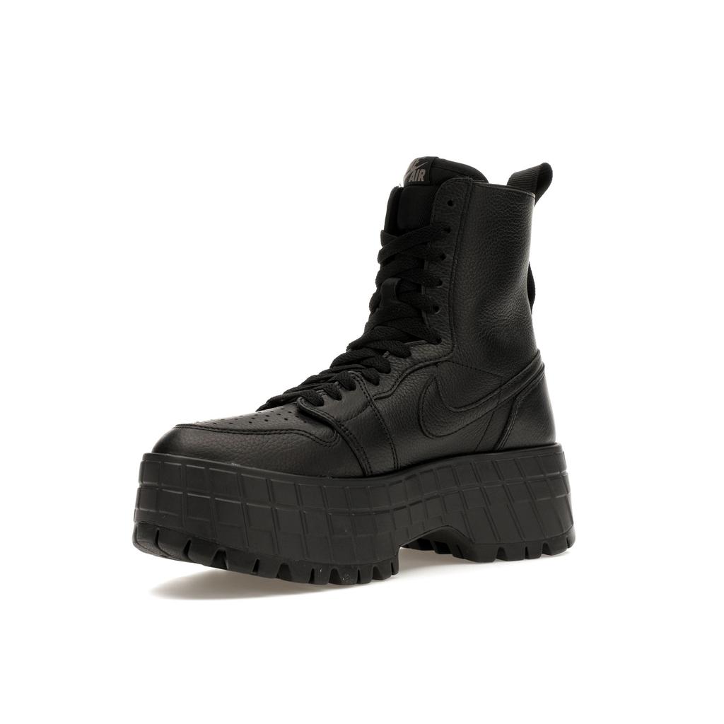 Air Jordan 1 High Brooklyn Triple Black Damen Sneakers Flat-Pewter FJ5737-001