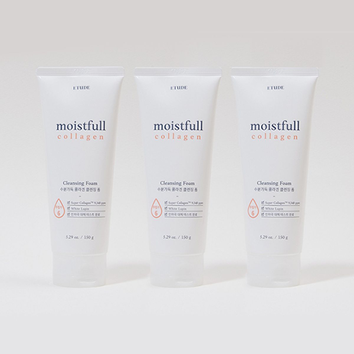 Moisture-Rich Collagen Cleansing Foam 150ml AD 3 pcs