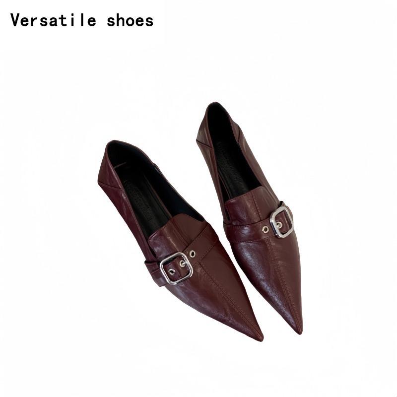 Сексуальные женские туфли с острым носком на шпильках — фото 7