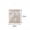 4/7 Pockets Cotton Wall Hanging Storage Bag Multilayer Closet Door Closet Storage Bag Organizer Home Cosmetics Toys