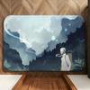 Anime M-Mushishi Floor Mat Soft Flannel Floor Mat  Suitable for Entryways, Living Rooms, Bedrooms, and Bathrooms