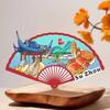 Nanjing and Suzhou Wooden Magnet: Cultural Travel Souvenir Decorative Sticker