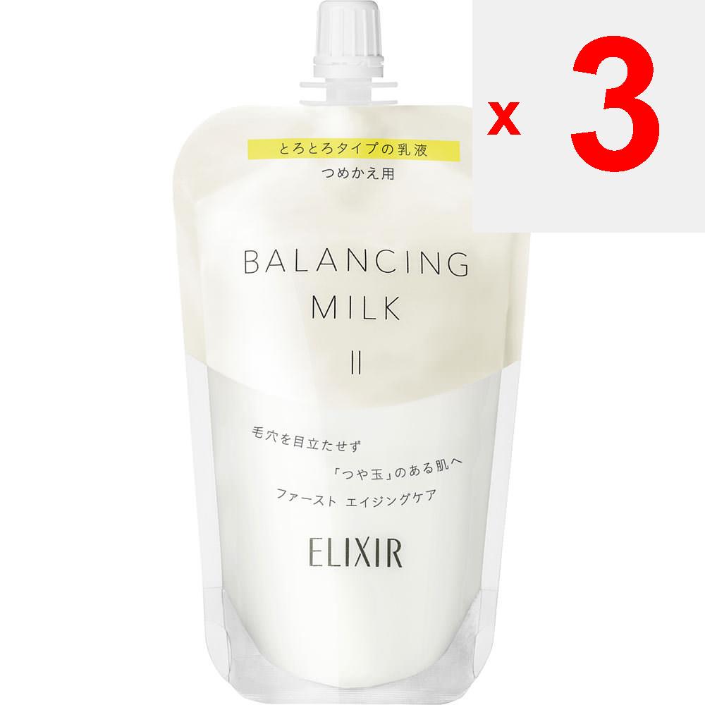 Shiseido Elixir Lefle ELIXIR LEFLE Balancing Milk 2 (for Refill) 110ml Milky Lotion New Elixir After Applying Lotion, Apply an Appropriate Amount To a