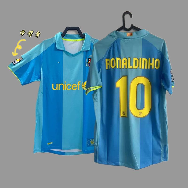 Royal M Barcelona retro jersey football jersey classic nostalgic replica Thai jersey