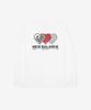 Nyuballanseu Nbndg2A013 / Uni Nb Heart Graphic Long Sleeve Tee (White)