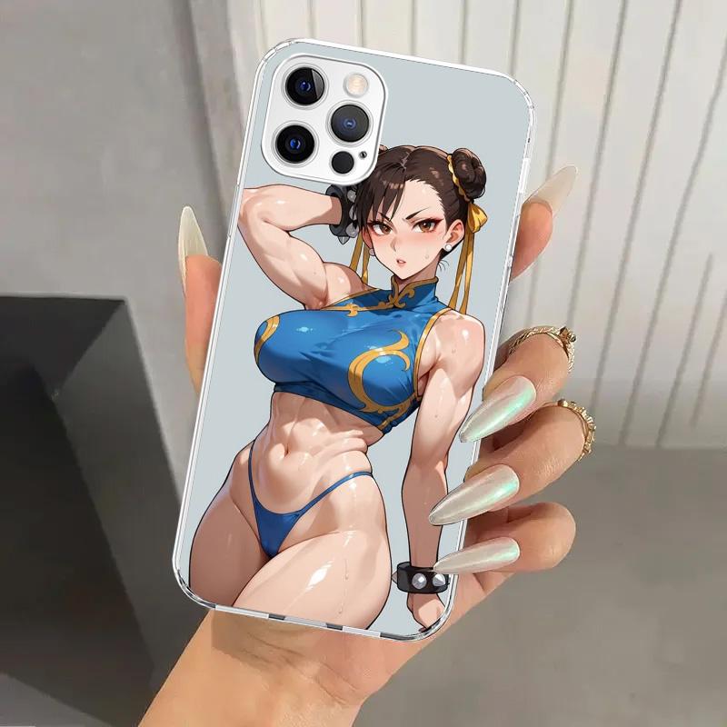 ChunLi S-Street F-FighterS Phone Case for Iphone 17 Air 16 15 Plus 14 13 Mini 12 11 Pro Max 16E 7 8 SE 2020 Soft Funda Print She