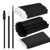 ANNAFRIS 1Pack 50Pcs Disposable Eyelash Brush Soft Head Crystal Eyebrow Brush Lash Extension Brush Mascara Wand Makeup Tool