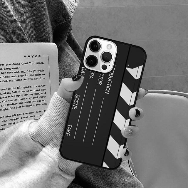Film Movie Maker Clapper Board Phone Case Cover for iPhone 17 Air 16 16e 15 13 14 11 12 Pro Max Plus Coque Fundas