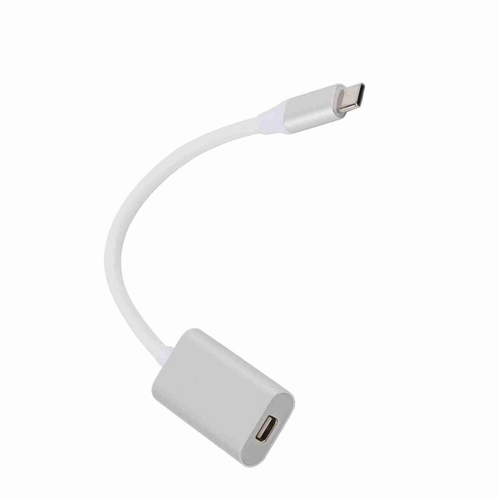USB3.1 Typec To Mini DisplayPort Adapter USBC To Mini DP Converter For Macbook Silver