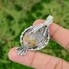 Daughters Day Deal 925 Sterling Silver Bloodstone Gemstone Boho Pendant Jewelry