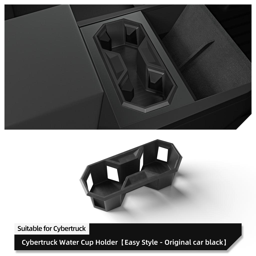 For Tesla Cybertruck 2025 2025 Cup Holder Central Control Drinks Holder Silicone Water Cup Storage Box Car Interior Accessories