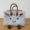 Jllycat Cute Fluffy Platinum Doll Crossbody Elf Handbag