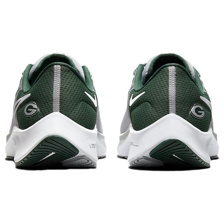 NFL X Nike Air Zoom Pegasus 38 Green Bay Packers Men Sneakers Grey Wolf-Grey Fir DJ0844-001