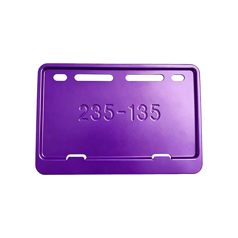Cnc Aluminum Alloy Motorcycle License Plate Frame Rust Proof Thickened Multi Color Choices Fit All Standard Motorcycles