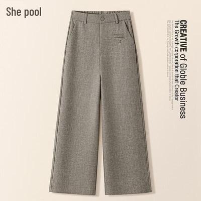 Women's High-Waist Wide-Leg Commuter Pants