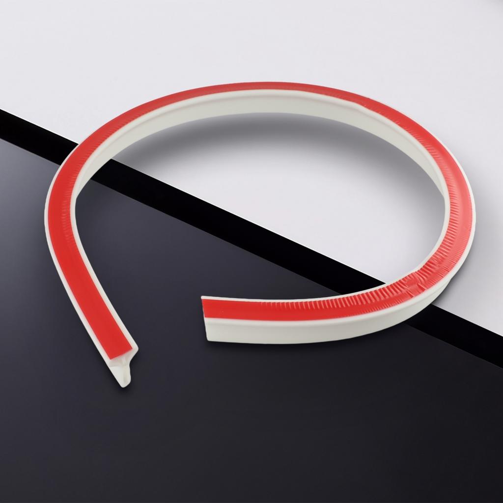 Waterproof Rubber Shower Barrier Strip Keeps Water Contained 50 300cm Length