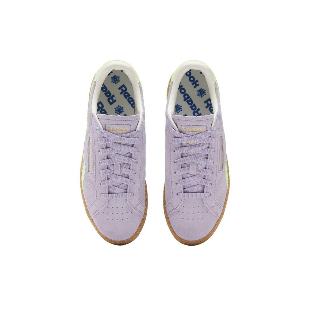 Reebok Club C Grounds UK Dusk Purple Astro Lime Women Sneakers Gum 100207963