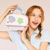 Dopamine Color Cute Makeup Bag Kawaii Toiletry Bag Storage Bag Handheld Cosmetic Case  Girls