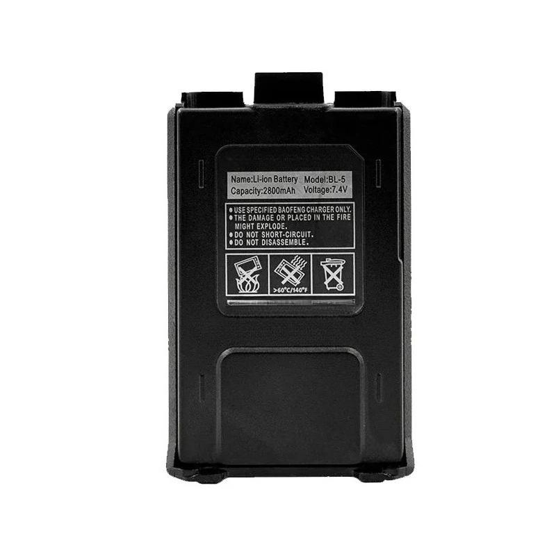 Compatible with Baofeng UV-5R 2800mAh 7.4V Li-on Rechargeable Batteries UV5R Radio Accessories UV 5R Walkie Talkie Battery BL-5