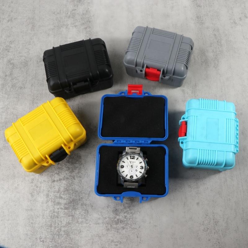 1 Slot Shockproof Watch Box Waterproof Watch Organizers Watch Storage Case Protective Watch Box ABS Material for Watch