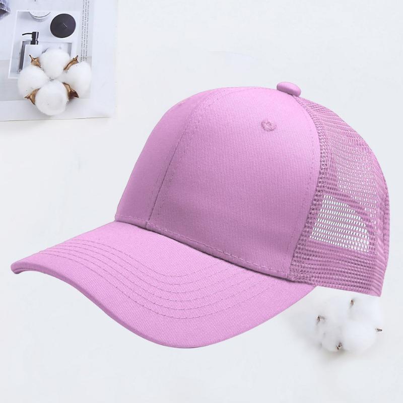 Cotton Baseball Net Cap Summer Travel Shade Sun Protection Cap Embroidery