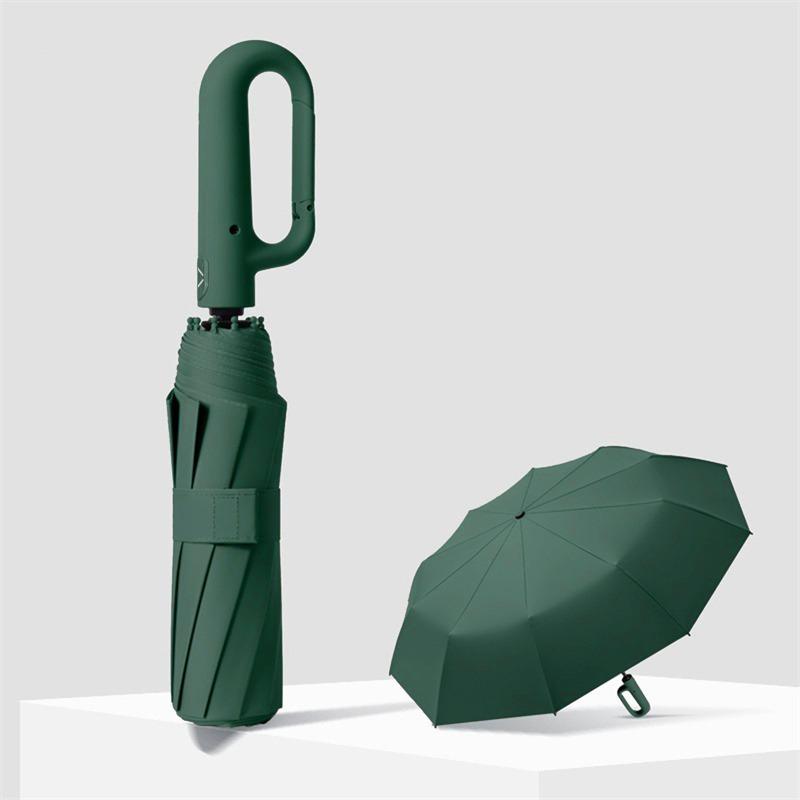 1/3PCS Strong Windproof Automatic Umbrella Sunshade UV Protection Folding Men Buckle Rain Large Parasol For Women