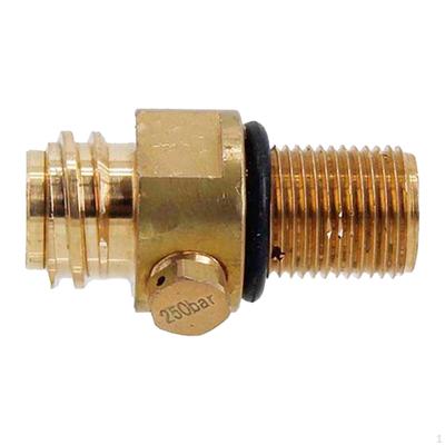 Water CO2 Cylinder Valve, Bottle Adapter Lightweight Accessory Convenient M18x1.5 TR21-4 Tank