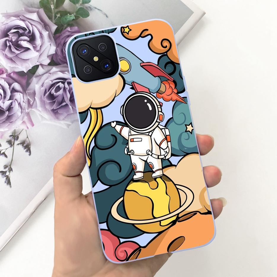 For Oppo Reno 4Z 5G Case CPH2065 Lovely Candy Painted Cover Soft Silicone Phone Case For Oppo Reno4 Z Reno4Z Fundas 6.57'' Coque