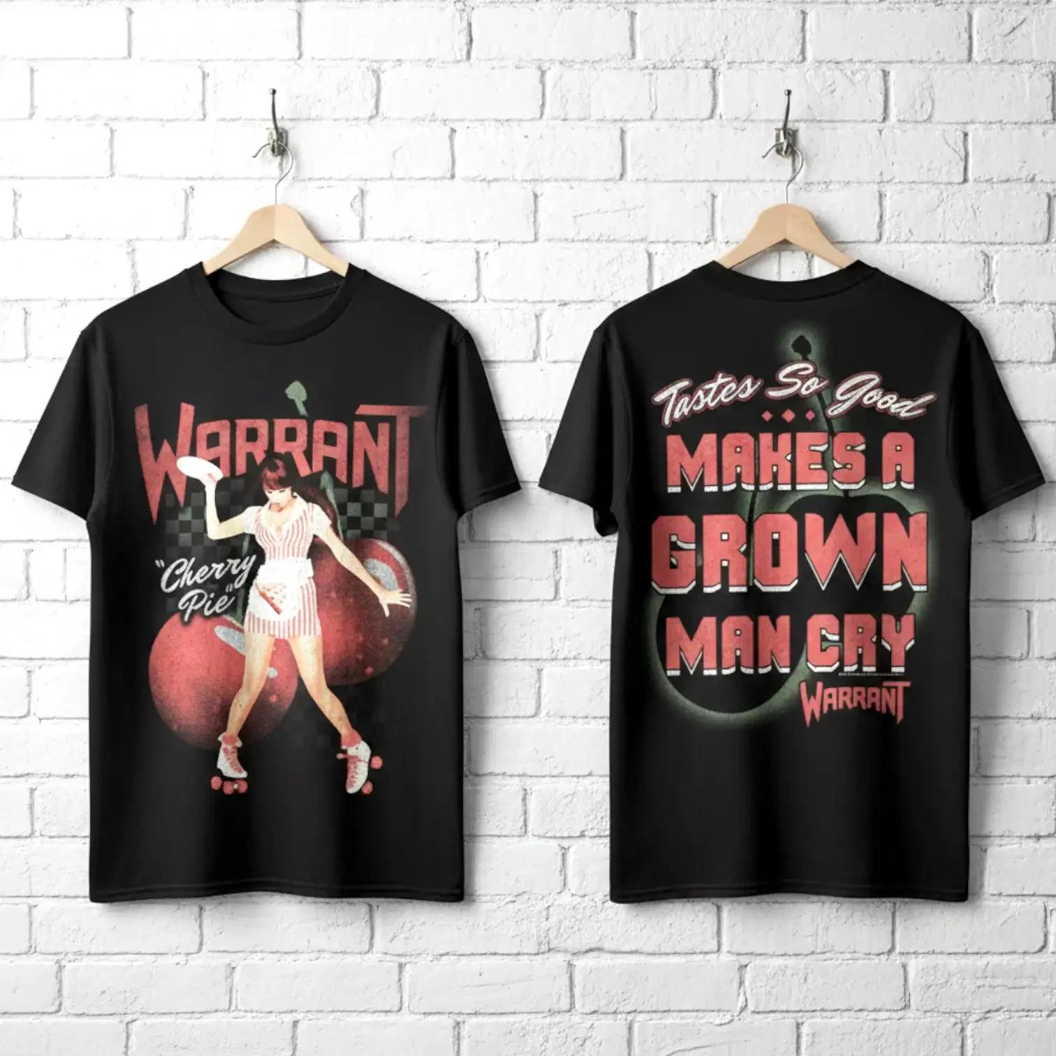 Warrant Cherry Pie Lyrics Men s T Shirt XXXL
