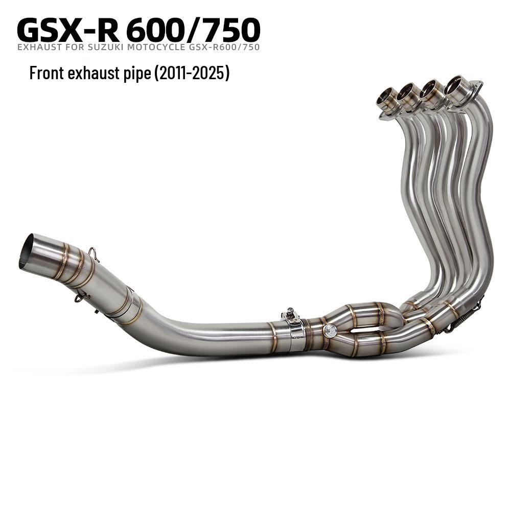 GSX-R600/750 Stainless Steel Mid & Front Exhaust Mod Kit (2011-2025)