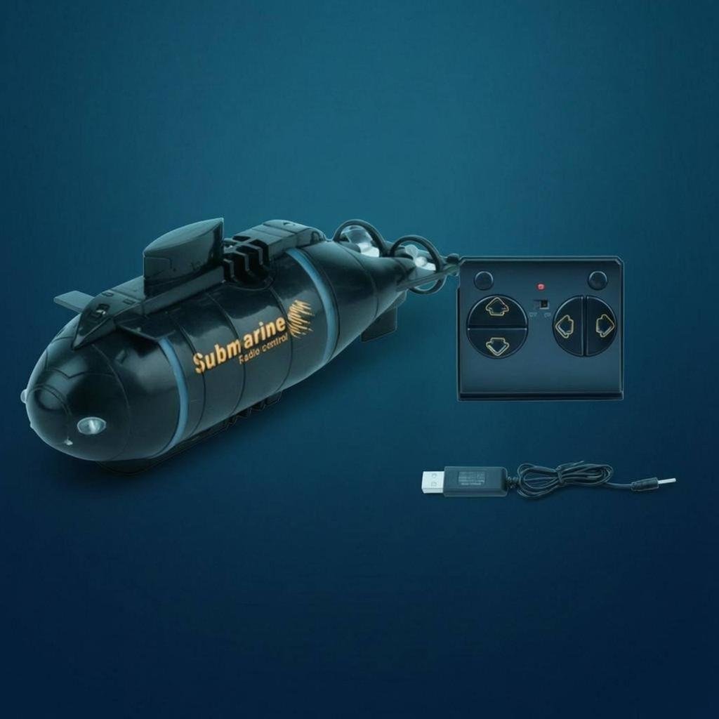 Control Underwater Vehicle Toy 6 Channels Dive and Floats for Kids, Pool,