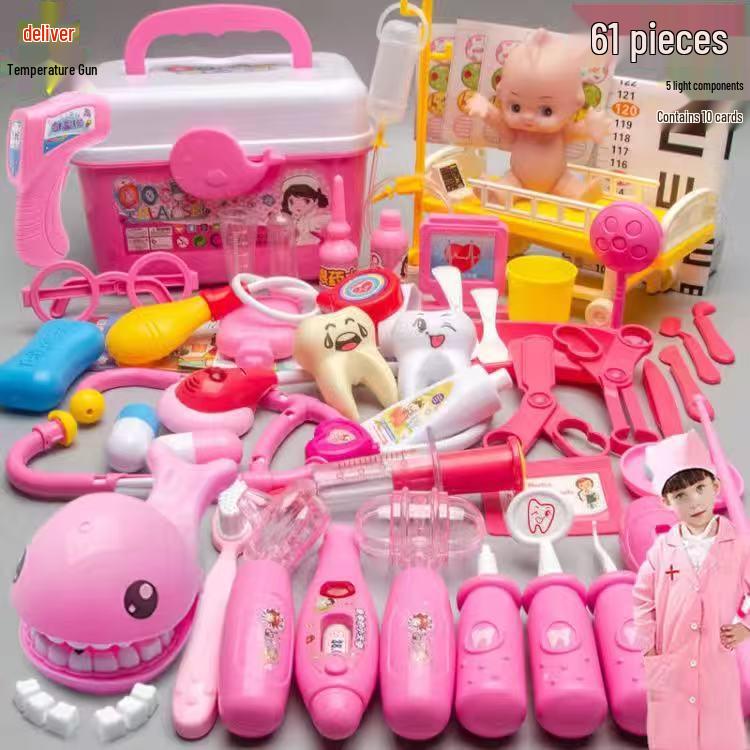 Children's Doctor Kit: Simulation Stethoscope, Injection, Pretend Play Set for Boys and Girls