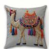 1/4pcs Colorful Camel-Patterned Pillowcases for Comfort Sofa cushion cover home bedroom room decoration