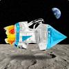 Kids Astronaut Costume Shiny Look Ribbon Streamers Prop Sm Rocket Horizontal