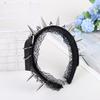 Gothic Punk Goth Headwear Women Headband Girls Rivets Headwear Cosplay Headdress Lace Hair Accessories