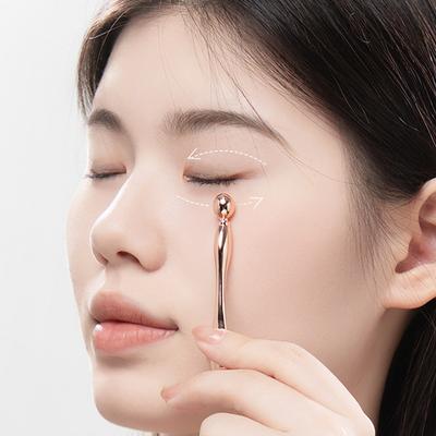 Applicateur Crème Yeux/Visage Spatule Cosmétique Cuillère Beauté Rouleau Bâton de Massage Anti-Rides Lifting Facial Alliage Soin Peau Visage
