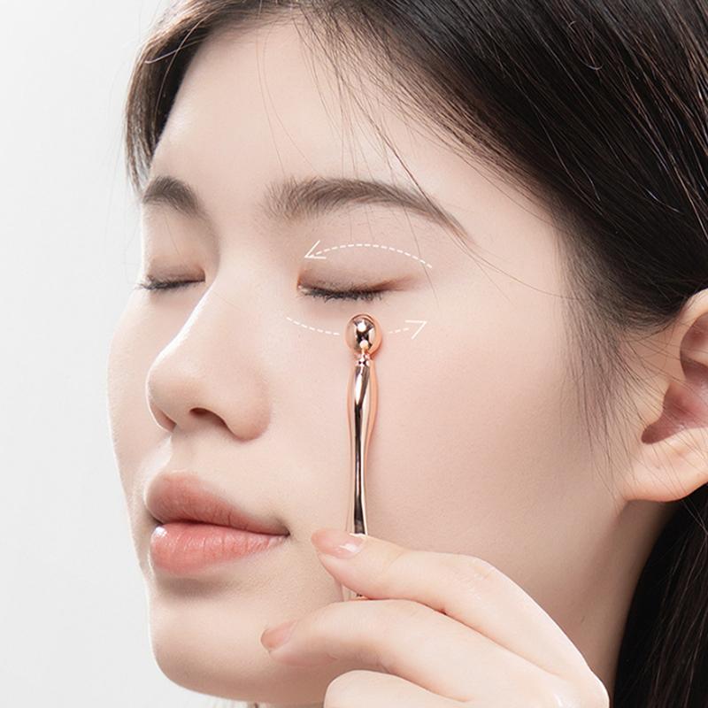 Augen-/Gesichtscreme-Applikator Kosmetikspatel Schönheitslöffel Roller Massagestab Anti-Falten Gesichtsstraffung Legierung Gesichtshautpflege