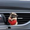 Cute Puppy Car Air Outlet Perfume Clip Car Mounted Tablets Aromatherapy Conditioning Solid Hanging Aromatherapy Car Air V5T3
